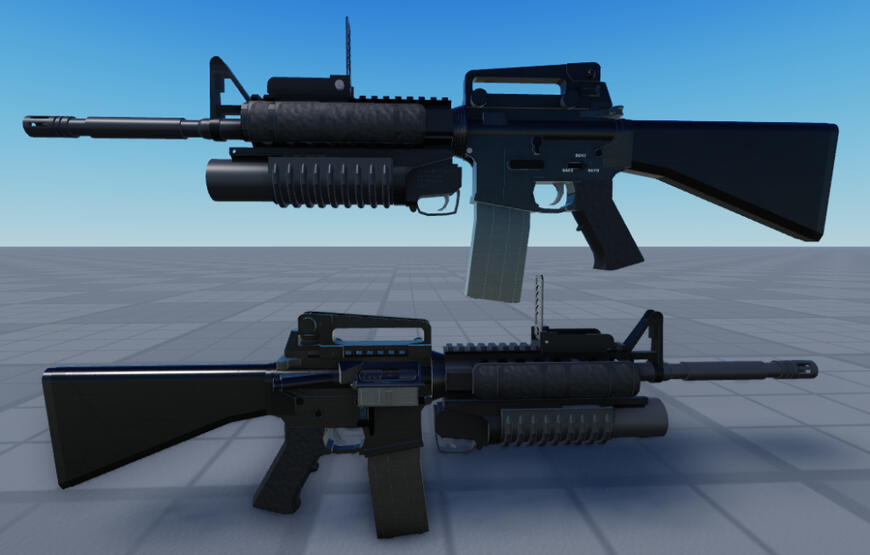 M16A3 + M203